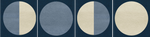 BLUE MOON • First Quarter Moon • New Moon • Last Quarter Moon • Full Moon
