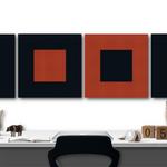Quad Acoustic Panels • Spock fabric