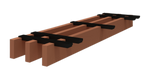 3BLADE™ Solid Wood Baffle • European Beech • RAL Apricot Brown