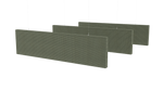 Linea™ Fabric Acoustic Baffle • Spock 16 • Silver