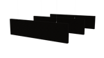 Linea™ Fabric Acoustic Baffle • Spock 18 • Black
