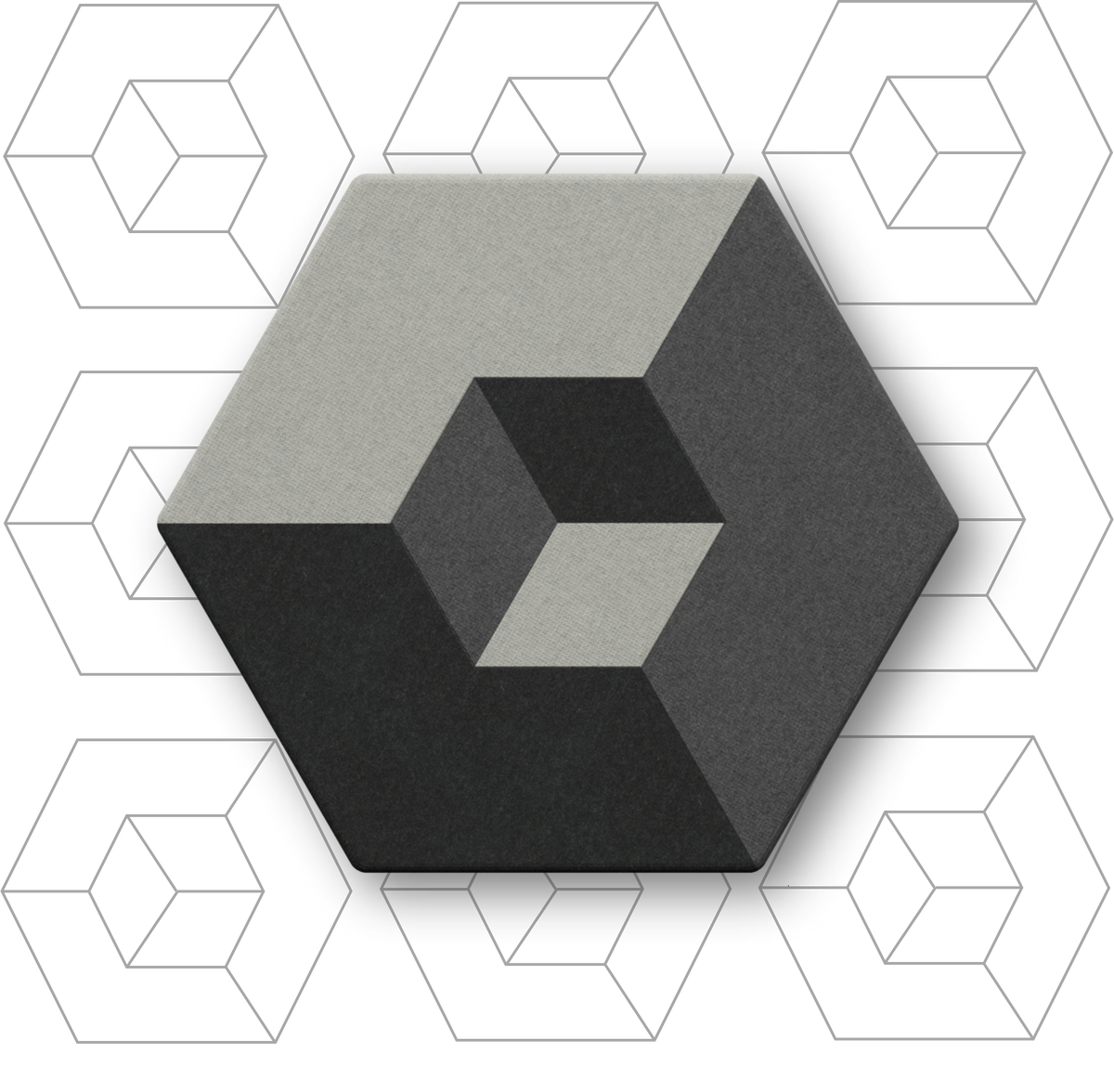 CUBE CUT acoustic panel