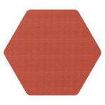 CORAL ORANGE HEXAGON • Spock 07