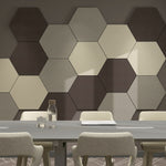 Hexagon Acoustic Panels • U. Wool Fabric