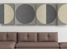 Load image into Gallery viewer, NoiseMonster Wool Moon Acoustic Panel
