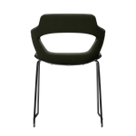 JUNIPER VIBE-M • Chrome Sled Legs • exterior fabric Spock 11 • interior fabric Softy 09