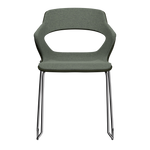 JUNIPER VIBE-M • Chrome Sled Legs • exterior fabric Spock 11 • interior fabric Softy 09