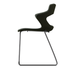 JUNIPER VIBE-M • Chrome Sled Legs • exterior fabric Spock 11 • interior fabric Softy 09