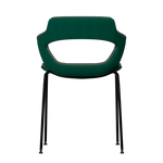 TURQUOISE VIBE-M • Black Pencil Legs • exterior fabric Spock 12 • interior fabric Softy 09