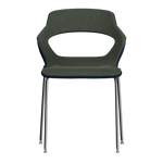 ROYAL BLUE VIBE-M • Chrome Pencil Legs • exterior fabric Spock 14 • interior fabric Softy 09