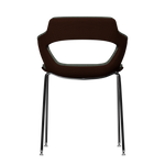COFFEE VIBE-M • Chrome Pencil Legs • exterior fabric Spock 06 • interior fabric Softy 09