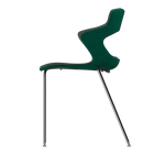 TURQUOISE VIBE-M • Chrome Pencil Legs • exterior fabric Spock 12 • interior fabric Softy 09