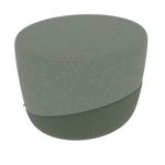 SILVER ZONE POUF • top fabric Softy 09 • bottom fabric Spock 16