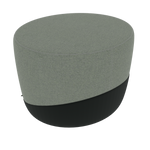 BLACK NEST POUF • top fabric Softy 09 • bottom fabric Spock 18