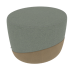 DUNE NEST POUF • top fabric Softy 09 • bottom fabric Spock 02