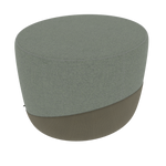 CEDAR ZONE POUF • top fabric Softy 09 • bottom fabric Spock 03