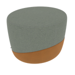 HONEY ZONE POUF • top fabric Softy 09 • bottom fabric Spock 05