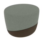 COFFEE ZONE POUF • top fabric Softy 09 • bottom fabric Spock 06