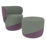 VIOLET NEST WITH POUF