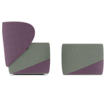 VIOLET NEST WITH POUF