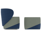 ROYAL BLUE NEST WITH POUF