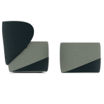 DENIM NEST WITH POUF