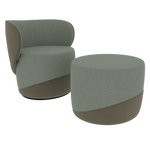 CEDAR NEST WITH POUF
