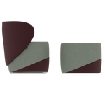 BORDEAUX NEST WITH POUF