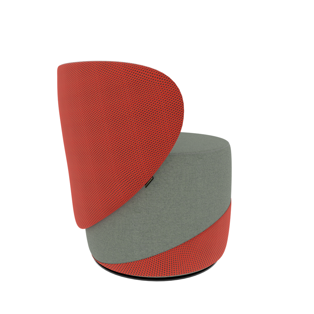 CORAL ORANGE NEST • exterior fabric Spock 07 • interior fabric Softy 09