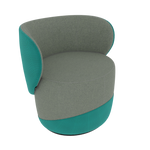 TURQUOISE NEST • exterior fabric Spock 12 • interior fabric Softy 09
