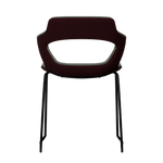 BORDEAUX VIBE-M • Black Sled Legs • exterior fabric Spock 09 • interior fabric Softy 09