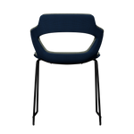 ROYAL BLUE VIBE-M • Black Sled Legs • exterior fabric Spock 14 • interior fabric Softy 09