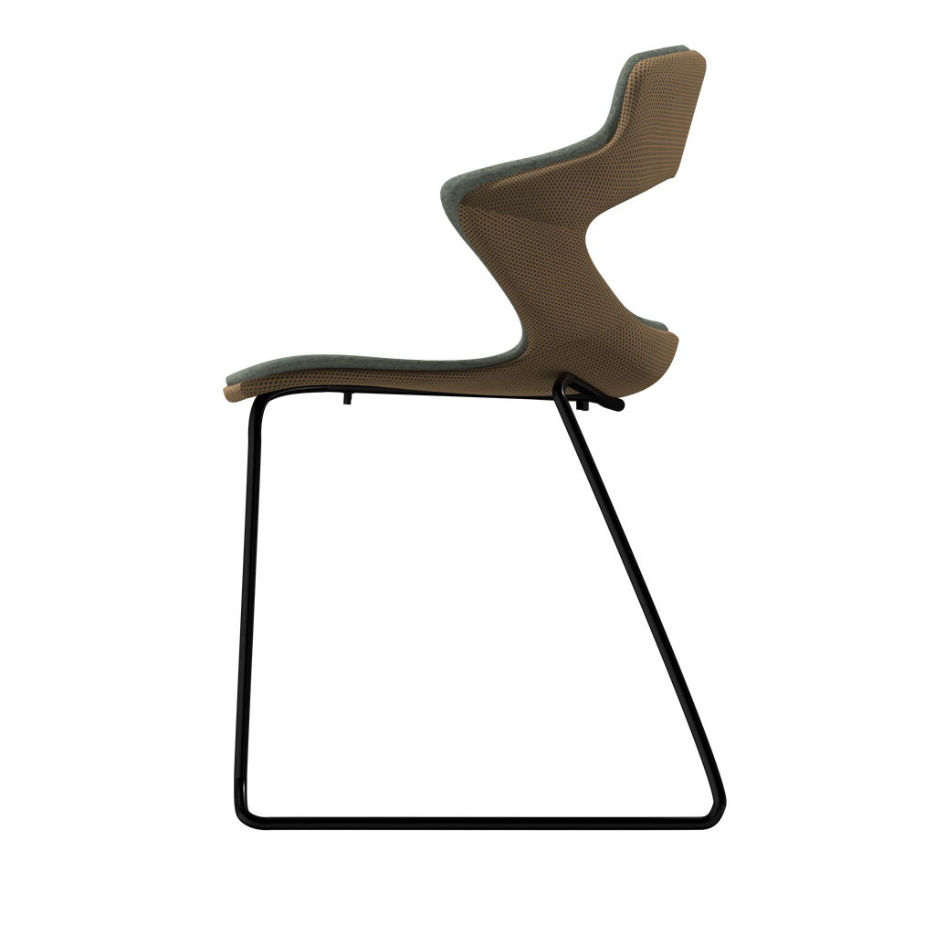 DUNE VIBE-M • Black Sled Legs • exterior fabric Spock 02 • interior fabric Softy 09