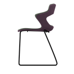 VIOLET VIBE-M • Black Sled Legs • exterior fabric Spock 10 • interior fabric Softy 09