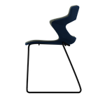 ROYAL BLUE VIBE-M • Black Sled Legs • exterior fabric Spock 14 • interior fabric Softy 09