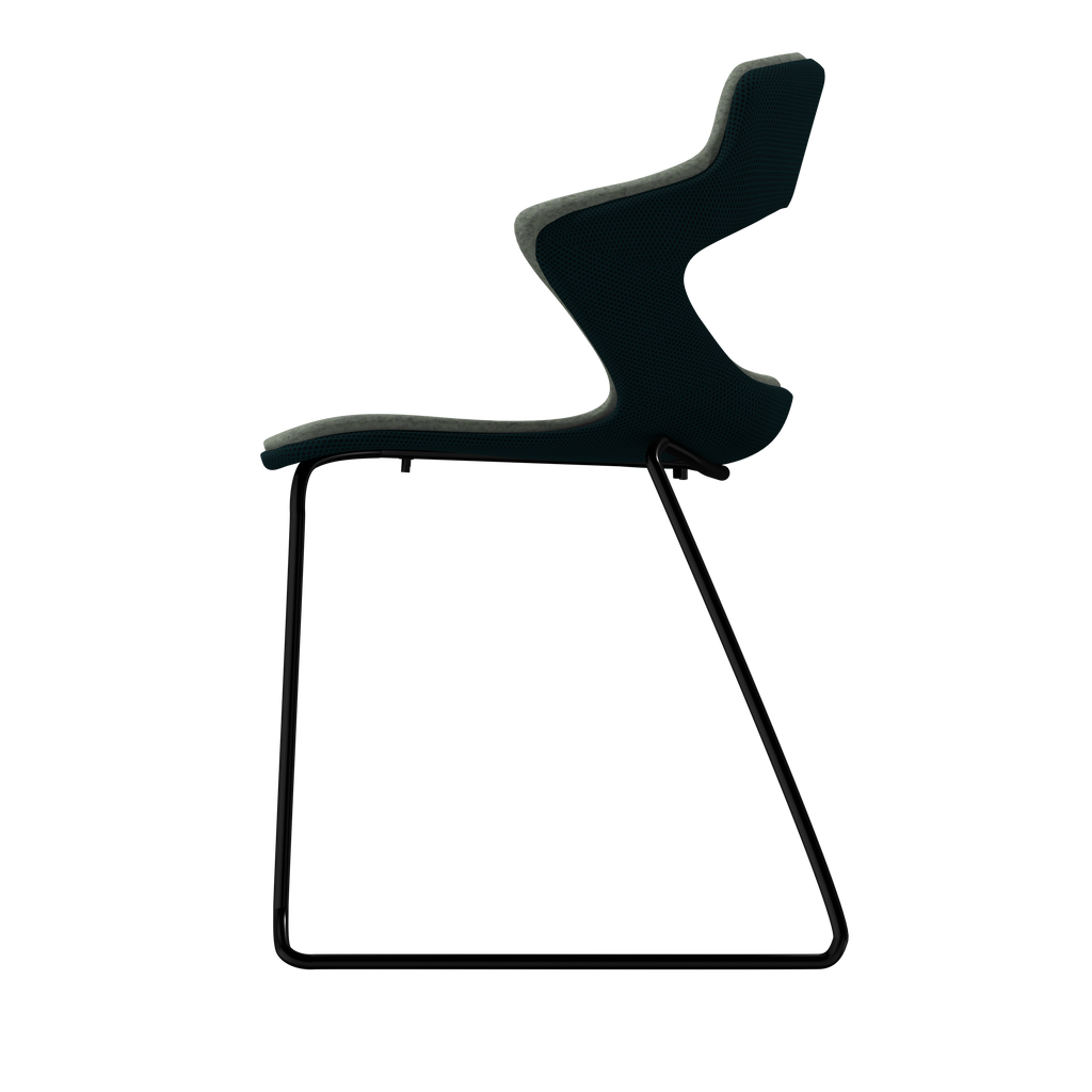 DENIM VIBE-M • Black Sled Legs • exterior fabric Spock 15 • interior fabric Softy 09