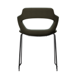 CEDAR VIBE-M • Chrome Sled Legs • exterior fabric Spock 03 • interior fabric Softy 09