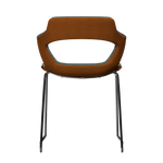 HONEY VIBE-M •Chrome Sled Legs • exterior fabric Spock 05 • interior fabric Softy 09