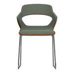 HONEY VIBE-M •Chrome Sled Legs • exterior fabric Spock 05 • interior fabric Softy 09