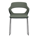 DENIM VIBE-M • Chrome Sled Legs • exterior fabric Spock 15 • interior fabric Softy 09
