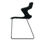 DENIM VIBE-M • Chrome Sled Legs • exterior fabric Spock 15 • interior fabric Softy 09
