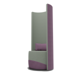 VIOLET ZONE • exterior & cushion fabric Spock 10 • interior fabric Softy 09